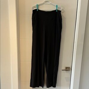 lululemon athletica Black Wide-Leg Pants